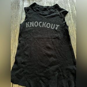 Knockout diamond tank top